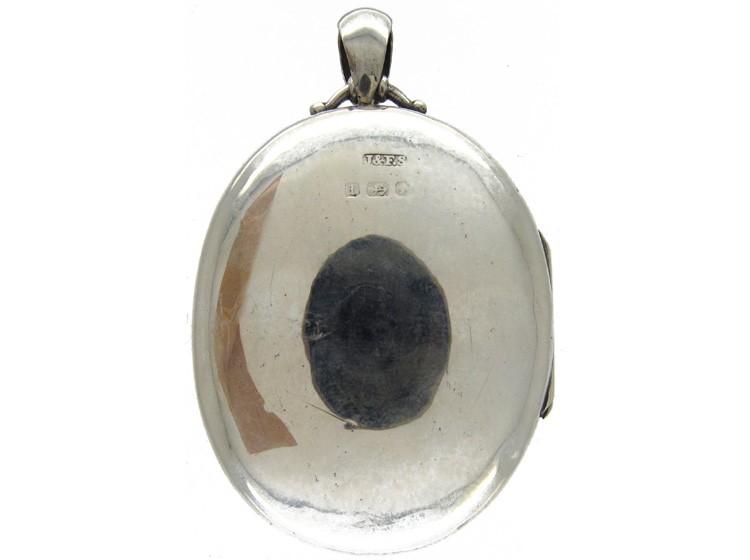 Victorian Silver Buckle Design Locket
