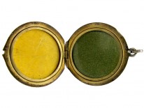 Edwardian Silver & Enamel Locket