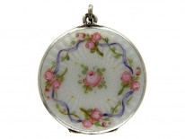 Edwardian Silver & Enamel Locket