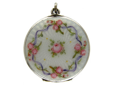Edwardian Silver & Enamel Locket