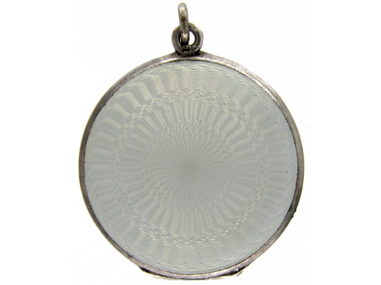 Edwardian Silver & Enamel Locket