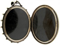 Silver & Gold Overlay Oval Victorian Locket