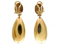 Italian 15ct Gold Drop Earrings