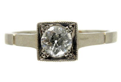 Platinum & Diamond Solitaire Ring