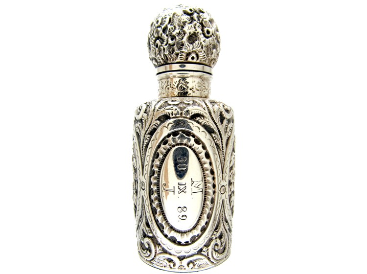 Victorian Silver Scent Bottle