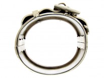 Victorian Silver Buckle Bangle