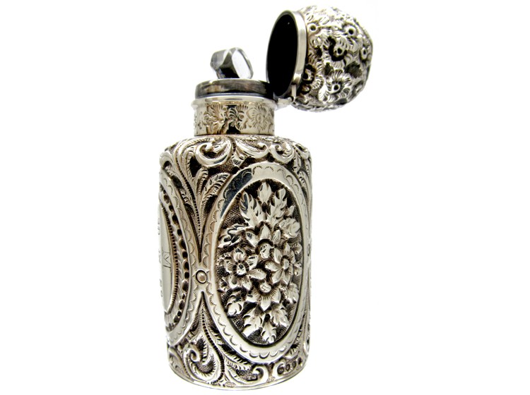 Victorian Silver Scent Bottle
