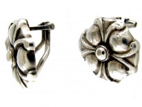 Georg Jensen Silver Clip Earrings