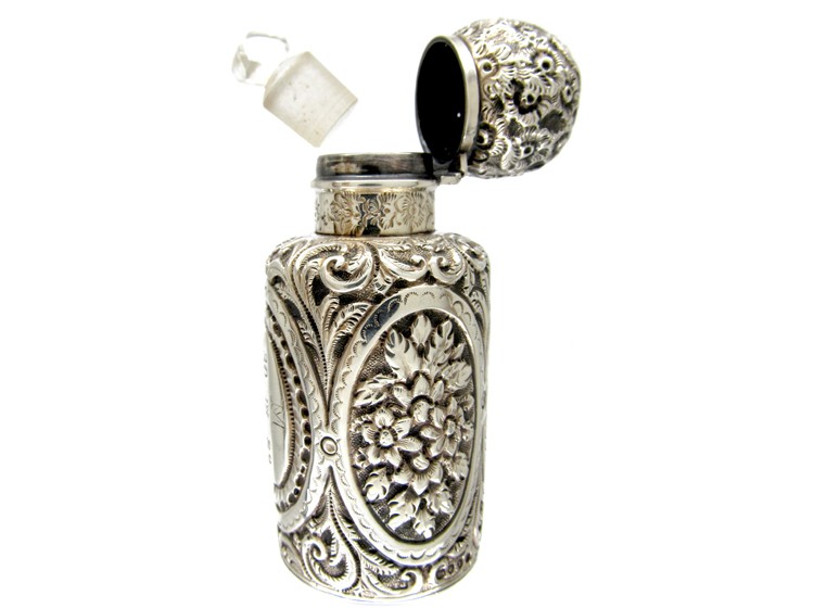 Victorian Silver Scent Bottle