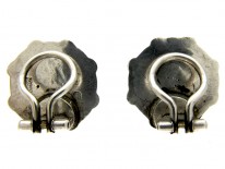 Georg Jensen Silver Clip Earrings