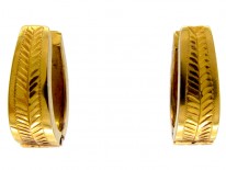 18ct Gold Hoop Earrings