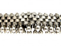 Victorian Wide Silver Collar