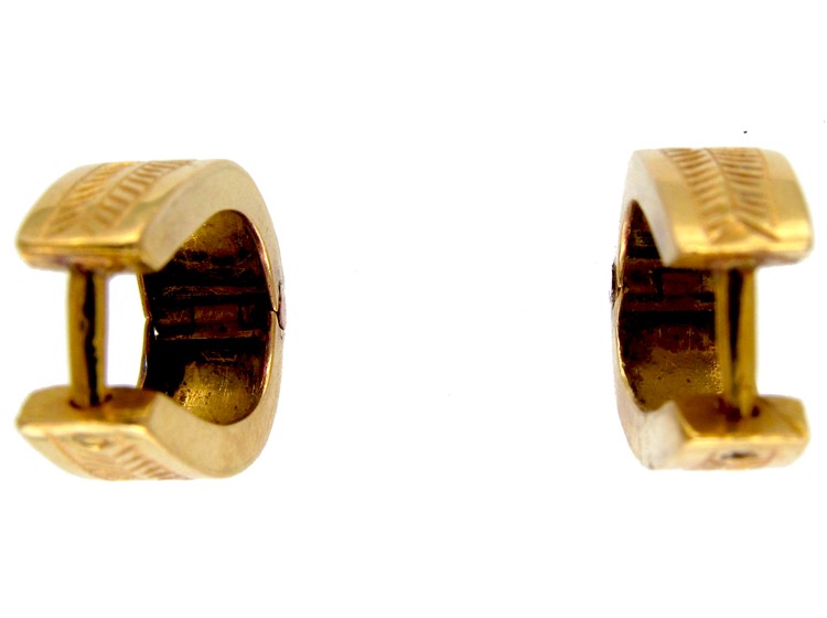 18ct Gold Hoop Earrings