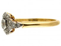 Edwardian Diamond Daisy Cluster Ring