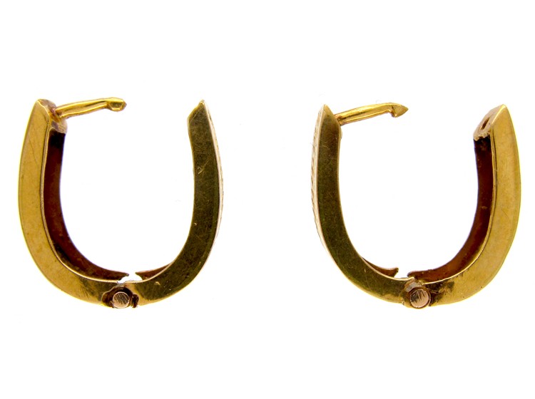 18ct Gold Hoop Earrings
