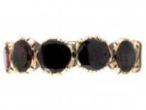 Georgian Almandine Garnet Eternity Ring