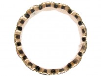 Georgian Almandine Garnet Eternity Ring