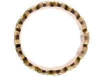 Georgian Almandine Garnet Eternity Ring