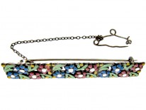 Bernard Instone Silver & Enamel Brooch