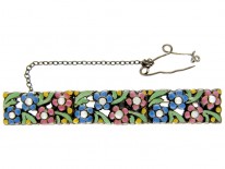 Bernard Instone Silver & Enamel Brooch