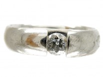 Georg Jensen 18ct White Gold & Diamond Ring