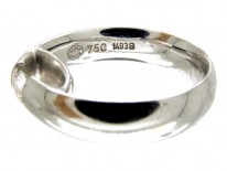 Georg Jensen 18ct White Gold & Diamond Ring