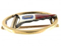 Flag Brooch