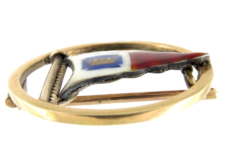 Flag Brooch