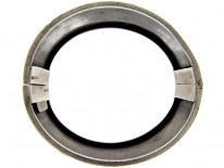 Victorian Silver & Gold Overlay Bangle