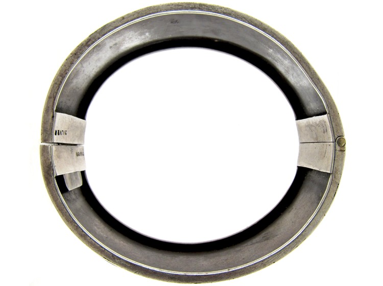 Victorian Silver & Gold Overlay Bangle