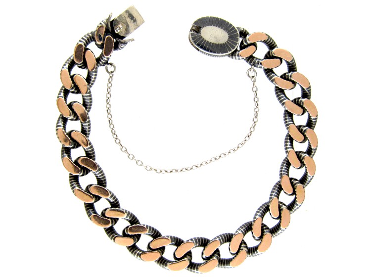 Silver & Gold Niello Bracelet