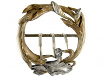 Silver Art Nouveau Buckle