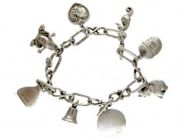 Georg Jensen Silver Charm Bracelet