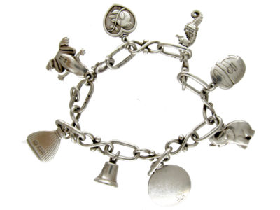 Georg Jensen Silver Charm Bracelet Georg Jensen Silver Charm Bracelet