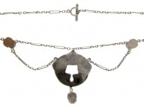Silver Art Nouveau Necklace by Murrle Bennett