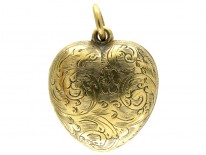 Georgian Pinchbeck Heart Locket