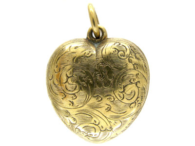 Georgian Pinchbeck Heart Locket