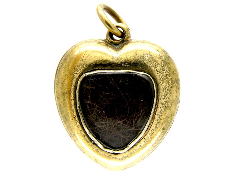 Georgian Pinchbeck Heart Locket
