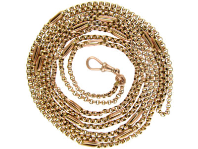 Victorian 9ct Gold Guard Chain