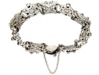 Austro- Hungarian Silver & Garnet Bracelet