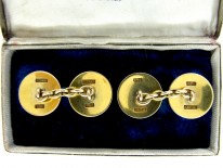 Maltese Cross Enamel Cufflinks