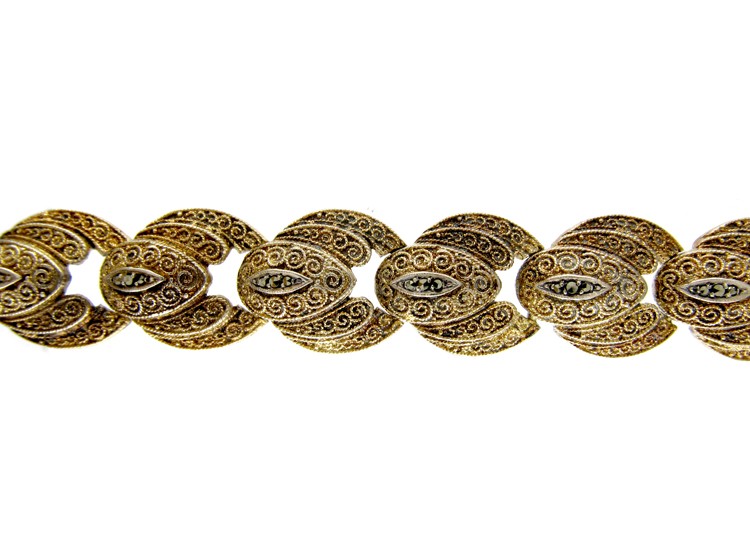 Theodor Farhner Silver Gilt Bracelet