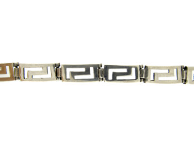 Silver Key Design Collar