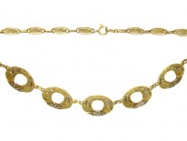 Theodor Farhner Silver Gilt Necklace