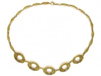 Theodor Farhner Silver Gilt Necklace