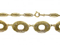 Theodor Farhner Silver Gilt Necklace