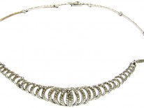 Marcasite & Silver Collar