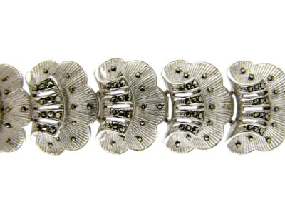 Theodor Farhner Silver & Marcasite Bracelet