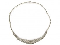Marcasite & Silver Collar