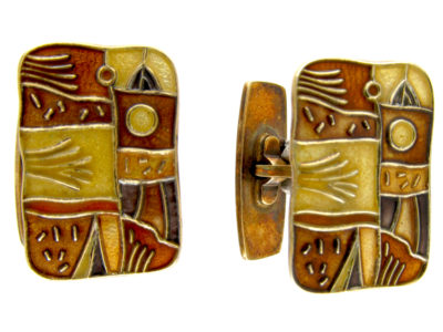 Autumn Four Seasons Cufflinks by David Andersen
